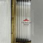 Art Deco Brass & Glass Rod Wall Sconce - Vintage Modern Lighting for Home Decor