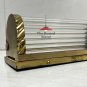 Art Deco Brass & Glass Rod Wall Sconce - Vintage Modern Lighting for Home Decor