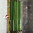 Art Deco Brass Wall Sconce with Green Glass Rods – Vintage Style Wall Light
