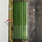 Art Deco Brass Wall Sconce with Green Glass Rods – Vintage Style Wall Light