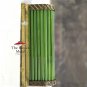 Art Deco Brass Wall Sconce with Green Glass Rods – Vintage Style Wall Light
