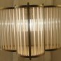 Mid-Century Vintage Brass & Glass Rod Chandelier â Art Deco Ceiling Pendant