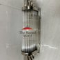 Art Deco Chrome & Glass Rod Wall Light Sconce | Vintage Modern Lighting Fixture