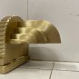 Art Deco Brass & Glass Rod Vintage Ship Light Nautical Wall Sconce Lamp