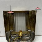 Rare Skyscraper Art Deco Wall Sconce – Brass & Glass Rod Ship Light Fixture