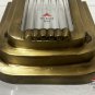 Rare Skyscraper Art Deco Wall Sconce &acirc;�� Brass & Glass Rod Ship Light Fixture