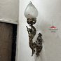 Nautical Brass Mermaid Wall Sconce Lamp | Lion-Body Mythical Light Fixture