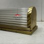 Art Deco Brass & Glass Rod Wall Sconce Set of 3 - Elegant Vintage Lighting Décor