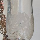 Coastal Tropical Antique Brass Victorian Mermaid Ceiling Light with Cut Glass Coastal Tropical Antique Brass Victorian Mermaid Ceiling Light with Cut Glass