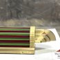 Brass Art Deco Wall Sconce Light Fixture with Glass Rods - Theater Style Lamp