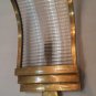 Vintage Art Deco Brass Wall Sconce - Home Decor Wall-Mounted Light 2 piece