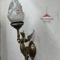 Antique Brass Mermaid Wall Sconces â Art Deco Nouveau Vintage Light Fixture 3Pcs