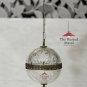 Rare Art Deco Vintage Hanging Ceiling Pendant Light Crystal Cut Glass Brass