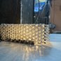 Vintage Art Deco Crystal & Brass Wall Light Sconce | Antique Lighting Fixture
