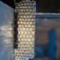 Vintage Art Deco Crystal & Brass Wall Light Sconce | Antique Lighting Fixture
