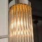 Art Deco Chrome Brass & Glass Rod Ship Light Wall Sconces - Elegant Pair Light