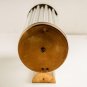 Vintage Art Deco Brass & Glass Rod Wall Sconce Light - Antique Ship Lighting Set