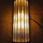 Wall Mount Solid Brass & Twisted Glass Rod Antique Marine Ship Lamp - Pair of 2