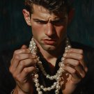 "Clutching Pearls" Classic Semi-Glossy Paper Poster 11 x 14