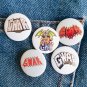 GWAR Badge Button Set 25mm MCR 1" Pins Pinback Oderus Urungus Dave Brockie Metal