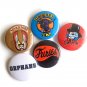The Warriors Movie 1979 Badge Button Set 25mm 1" Pins Pinback