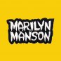MARILYN MANSON Embroidered Patch Iron on 25mm 1" Badge pin sticker decal bundle
