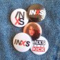 INXS Badge Button Set 25mm 1" Pins Pinback 80s Kick Michael Hutchence