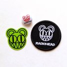 RADIOHEAD Embroidered Patch Iron on 25mm 1" Badge pin sticker decal bundle creep