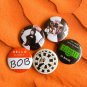 BEETLEJUICE 2024 Badge Button Set 25mm 1" Pins Pinback Halloween Sandworm Bob