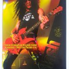 SLASH Marshall Amp magazine 1 page poster ad advert Vintage pin up guns n roses