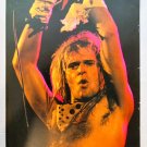 DAVID LEE ROTH BOWIE magazine pin-up pull-out poster 1 page 1980s rock Van Halen