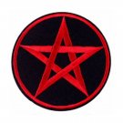 STAR PENTAGRAM Embroidered Patch Iron on Sew Badge Witchcraft Motley Pentacle