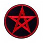 STAR PENTAGRAM Embroidered Patch Iron on Sew Badge Witchcraft Motley Pentacle