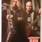 Kerrang Magazine Vintage poster 8 page lift out pull out Slayer Pearl Jam STP