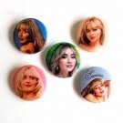 SABRINA CARPENTER Badge Button Set 25mm 1" Pins Pinback Espresso Eyes Wide Open