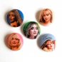 SABRINA CARPENTER Badge Button Set 25mm 1" Pins Pinback Espresso Eyes Wide Open
