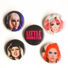 LADY GAGA Badge Button Set 25mm 1" Pins Pinback Little Monsters Joanne Fame Star