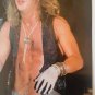 BRET MICHAELS JON BON JOVI magazine pin-up pull-out poster 1 page vintage 80s