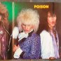 POISON Bret Michaels magazine pull out pin up 3 triple page centre fold poster