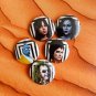 BEETLEJUICE 2024 Badge Button Set 25mm 1" Pins Pinback Halloween Shrinker Bob