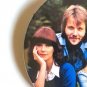 ABBA Badge Button 57mm 2 1/4" Pin Pinback rock 70s Anna Bjorn Benny Frida glam