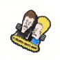 Beavis And Butthead cartoon enamel Brooch metal badge Pin Rock jacket lapel 90s