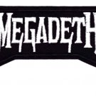 MEGADETH Embroidered Patch Iron on Sew Badge Heavy rock Metal Dave Mustaine 80s