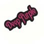 DEEP PURPLE Embroidered Patch Iron on Sew Badge Hard rock Metal Blackmore Gillan