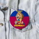 BRISBANE LIONS SYDNEY SWANS AFL 2024 Grand Final Premiership Badge Button 57mm