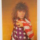 JON BON JOVI magazine pin-up pull-out poster 1 page 1986 rock retro