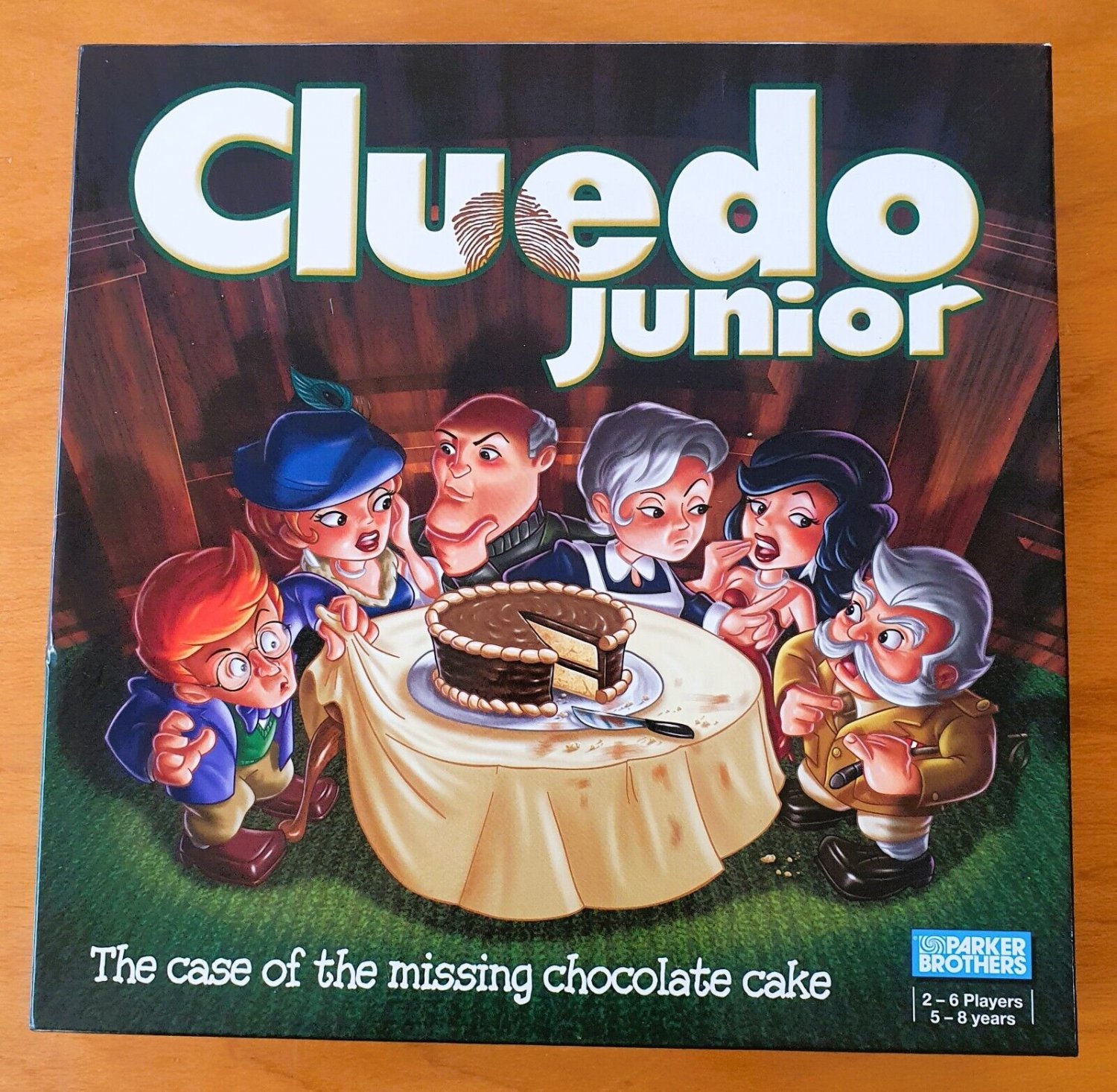 CLUEDO JUNIOR Case Of The Missing Chocolate Cake game Parker Brothers ...