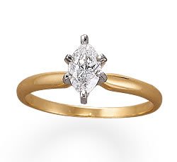 Dazzling Marquise Cut Diamond Engagement Ring