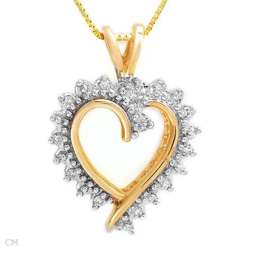 Diamond Heart Shaped Necklace