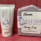 Gulfside Gift box of Luxury Soap and Goats Milk Lotion in Lavender Scent